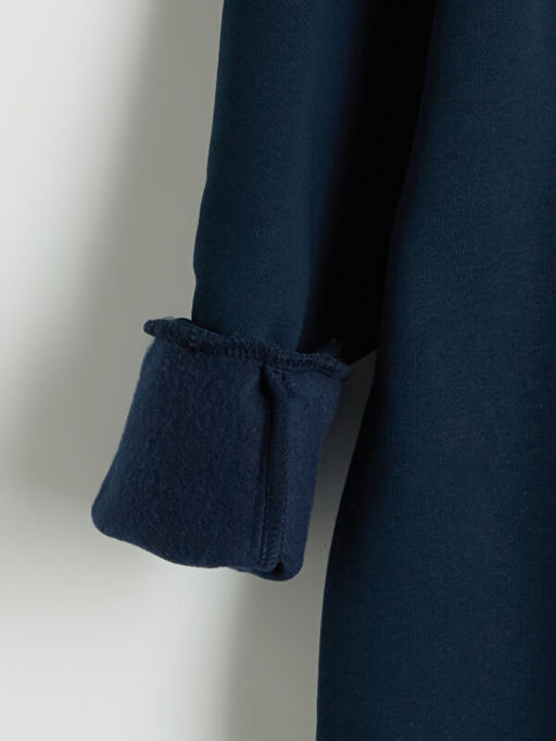 Bisiklet Yaka New York Bask?l? Erkek ?ocuk Sweatshirt