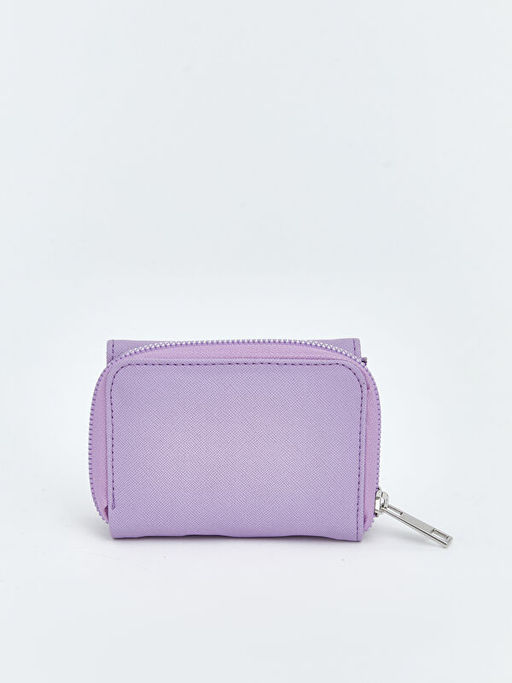 Deri G?r?n?ml? Kad?n C?zdan