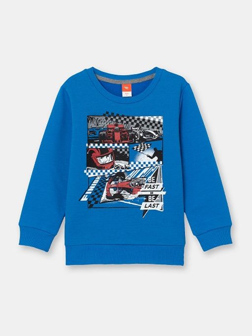 CRB wear/CSKB 63011-42-301 Джемпер модель свитшот для мальчика, синий/Ex.Cherubino