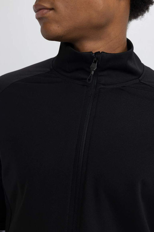 DeFactoFit Кардиган приталенного кроя на молнии из ткани для дайвинга и скуба  фото 6