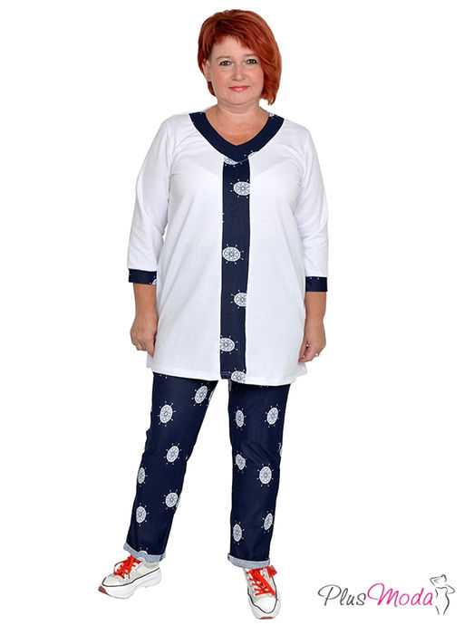 Туника Модель №1289 размеры 44-84 - Plusmoda фото 4