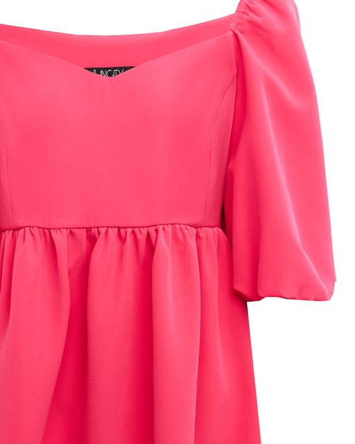 Мини-платье с рукавами-буф длиной - Incity фото 4