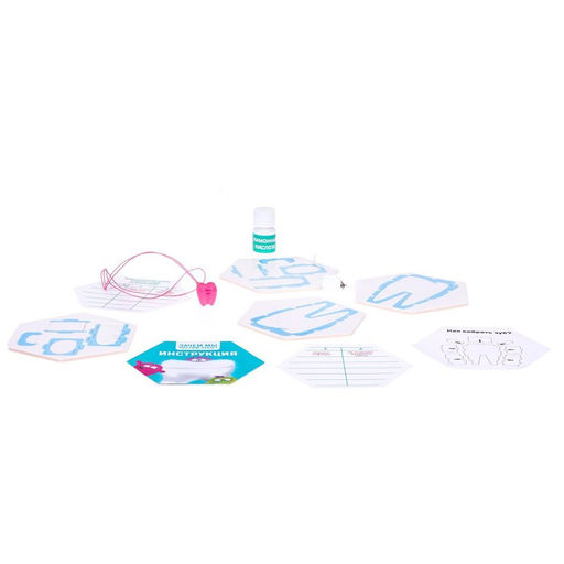 Набор для опытов Зачем мы чистим зубы?, в пакете