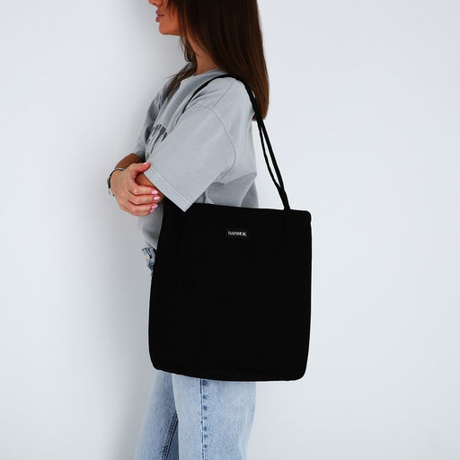 Сумка NAZAMOK, цвет черный, 40 х 35 см  фото 2