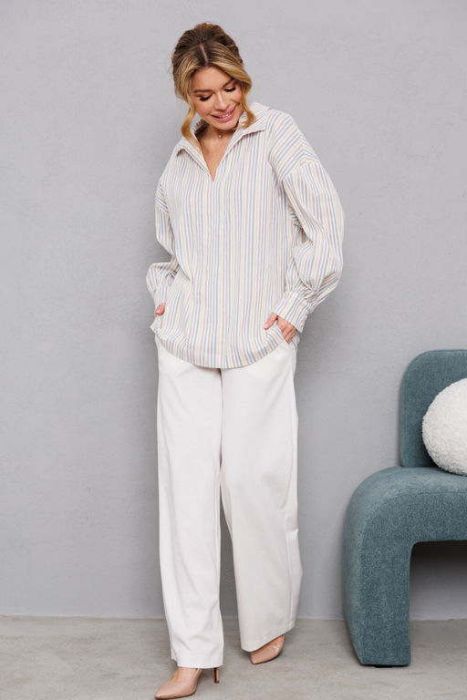 Брюки AMORI 5213 молочный  фото 6