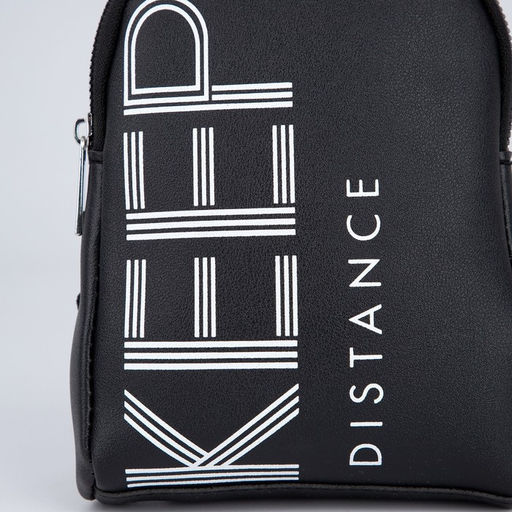 Сумка молодёжная через плечо KEEP distance, цвет чёрный - Nazamok фото 5