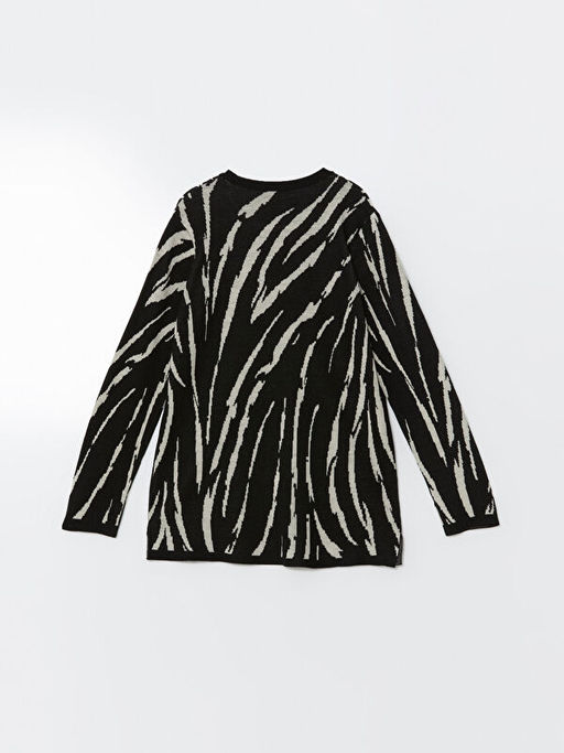 Bisiklet Yaka Desenli Kad?n Triko Kazak - Waikiki фото 2