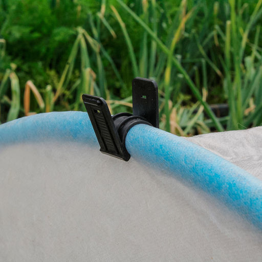 Зажим для парниковых дуг д2см, полипропилен, черный, набор 10шт (Беларусь)