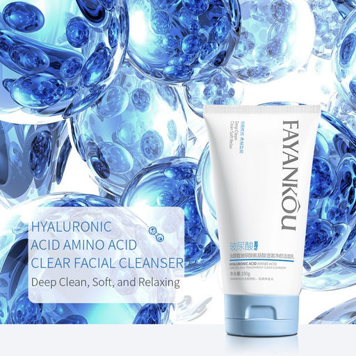 FAYANKOU Мягкая очищающая и увлажняющая пенка с гиалуроновой кислотой 150гр - Sadoer фото 4