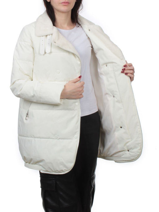 S24-236 MILK Куртка демисезонная женская (100 гр. холлофайбер) - Fashion фото 7