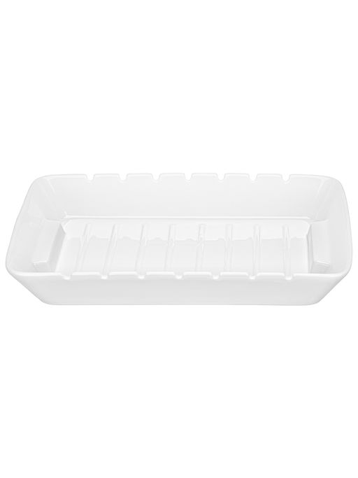 Блюдо д/запекания и сервировки 1,2 л 31*20*4,5 см "Айсберг" на шпажках, фарфор