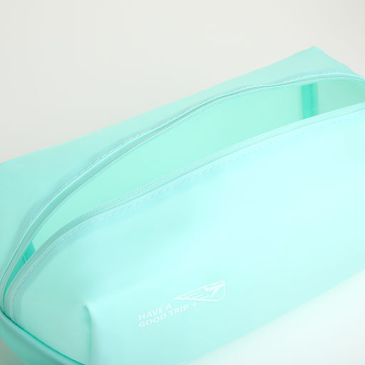 Косметичка на молнии для бассейна, с ручкой, с принтом Good trip, мятная - Simaland фото 3