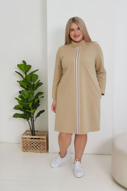 Платье Luxury Moda 1325 бежевый
