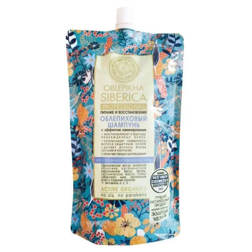 NS Шампунь Облепиховый д/ослабленных и поврежден.волос (Дой-пак 540мл).12 05.2027