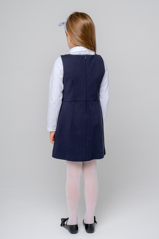 Crockid _ К 5731/темно-синий сарафан для дев