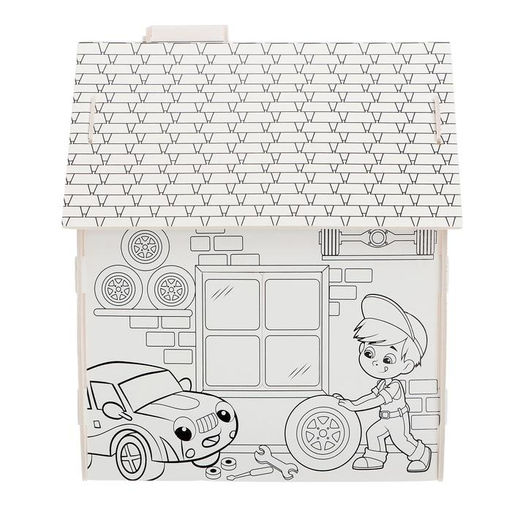 Домик-раскраска Мой гараж, 3 в 1 - Zabiaka фото 7