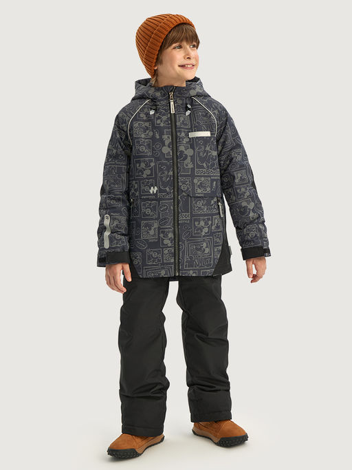 Костюм 7м2126 графит/черный