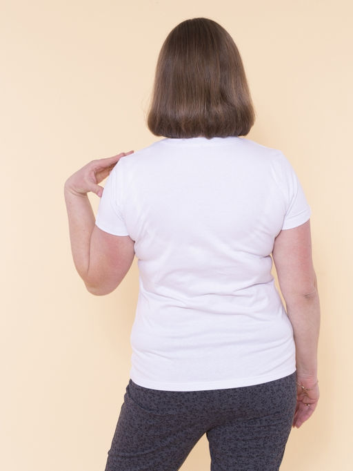 2С5124Д40 14620 ДЖЕМПЕР ЖЕН. ФУТБОЛКА 96-102-170,176 БЕЛЫЙ - Текс-дизайн фото 4