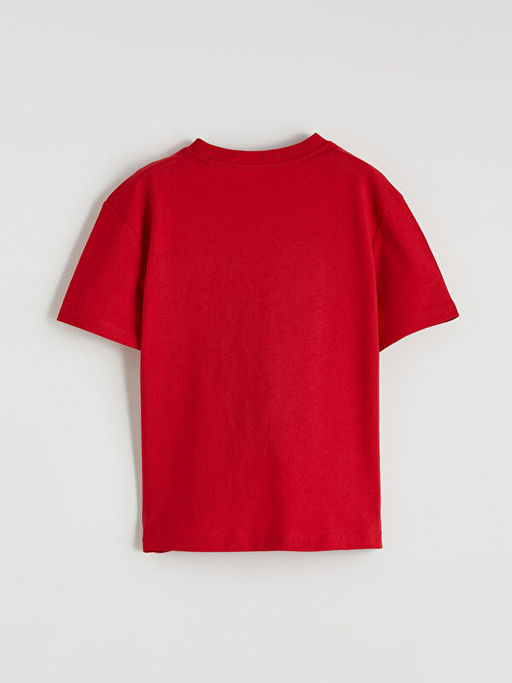 Bisiklet Yaka Atat?rk Bask?l? Erkek ?ocuk Ti??rt