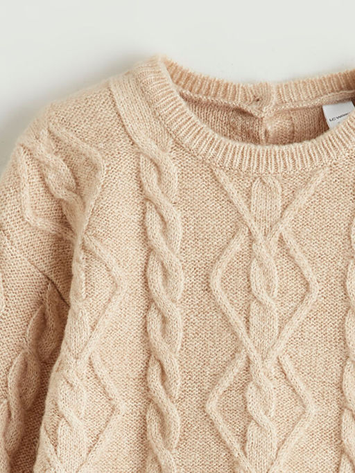 Bisiklet Yaka K?z ?ocuk Kazak