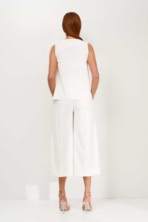 Брюки кюлоты прямого силуэта Mel (Цвет: Молочный) - Morozov Amavie фото 3