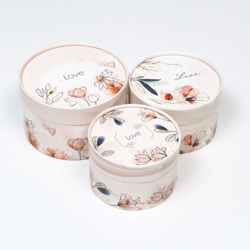Набор шляпных коробок 3 в 1,Love,16 х 10,14 х 9,13 х 8,5 см - UPAK LAND фото 4