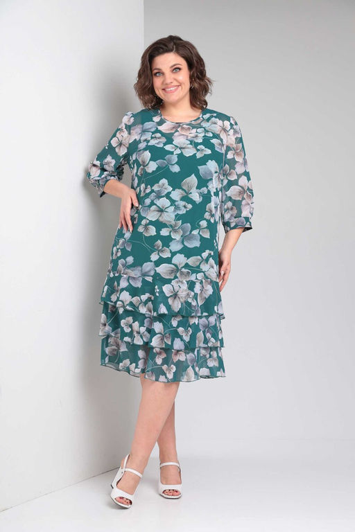 Платье Асолия 2680 зеленый
