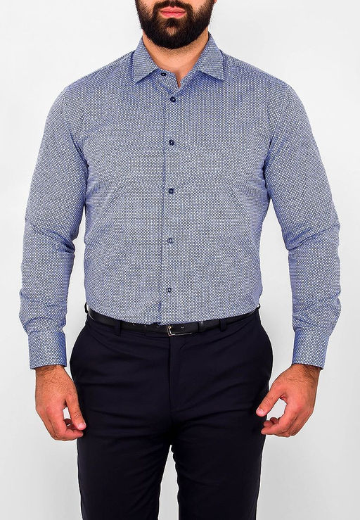 Сорочка мужская длинный рукав GREG 224/131/8/ZV  фото 7