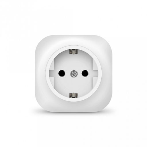Розетка одноместная "Ionich", открытая установка, с заземлением, еврослот, 16А, 220В, белый (Китай)