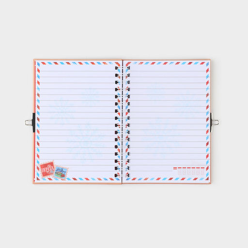 Блокнот детский на замочке, А6, 50 листов Новогодний список желаний - Artfox фото 3