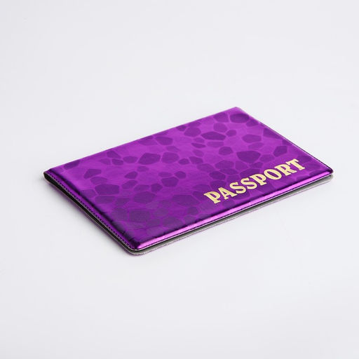 Цена за 10 шт. Обложка для паспорта, цвет фиолетовый - Simaland фото 3