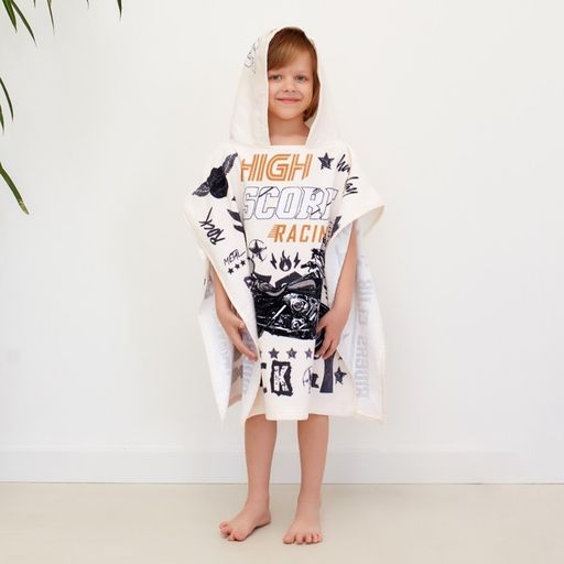 Полотенце-пончо детское махровое Крошка Я Racing 60*120см, 100% хлопок, 300гр/м2  фото 16