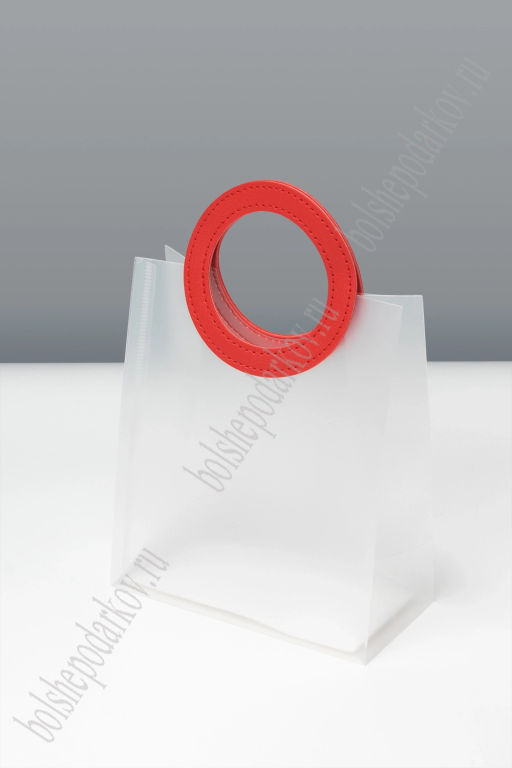 Пакет подарочный 16*18,6*8 см (12 шт) SF-8121, красный