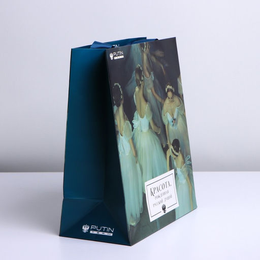 Пакет подарочный ламинированный вертикальный «Грация», ML 23×27×11.5 см