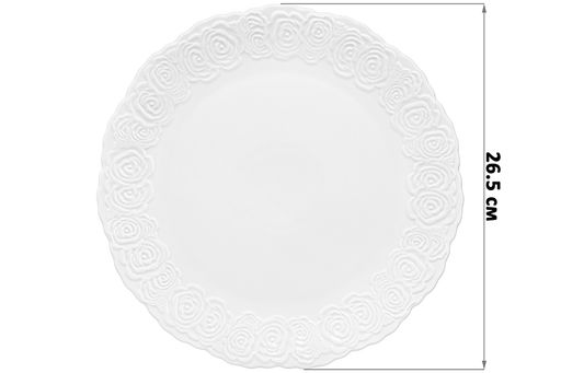 Набор тарелок 2 пр. 26,5*26,5*2,5 см Розы - Elan gallery фото 2