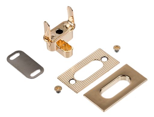 Gamma LBZ-12G замок для сумки 18 х 35 мм в пакете с картонным еврослотом 5 x 1 шт. под золото