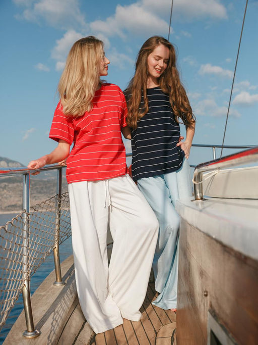 Футболка-тельняшка женская Blue - Captain's mate фото 5