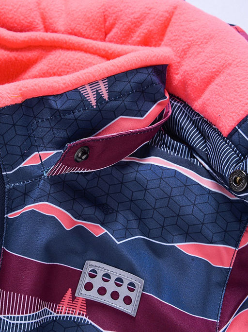 Комбинезон Valianly детский для девочки оранжевого цвета 9216O  фото 5