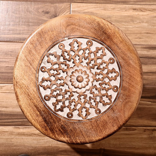 Столик кофейный, 45×45×50 см, манговое дерево