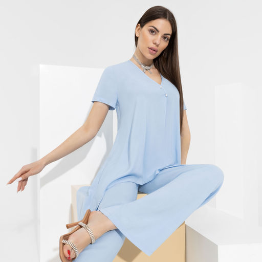 Брючный комплект
 Модные тенденции (2 в 1, с брошкой) - Charutti фото 6