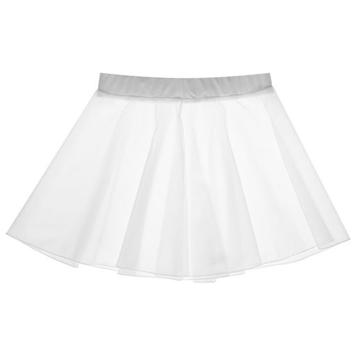 Юбка гимнастическая Grace Dance, на поясе, р. 40, цвет белый  фото 8