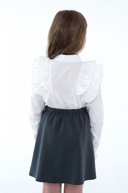 Жёлтая школьная блуза Mooriposh, модель 06114  фото 11