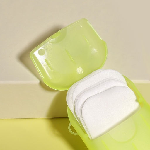 Цена за 5 шт. Мыло листовое, в пластинах, 18 ( 2) шт, в футляре, цвет жёлтый - Onlitop фото 5