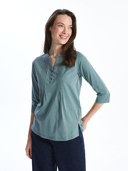 Ka??k Yaka Kad?n Bluz