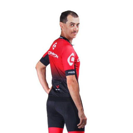 Веломайка/джерси красная спина и грудь / CM-001 Размер M /уп 1/ - Галеонтрейд фото 3