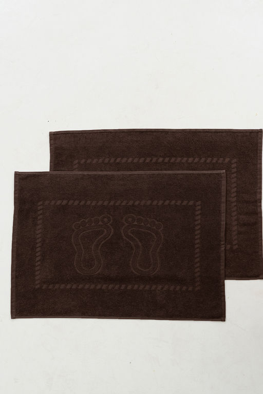 Комплект полотенец для ног махровое Софатекс 50 * 70 коврик ножки 2шт