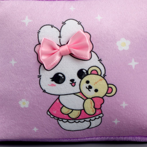 Сумка детская «Зайка с игрушкой», сиреневая