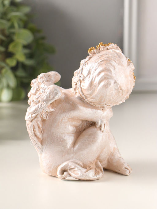 Фигурка полистоун «Ангелочек сидит», 13×10×8 см