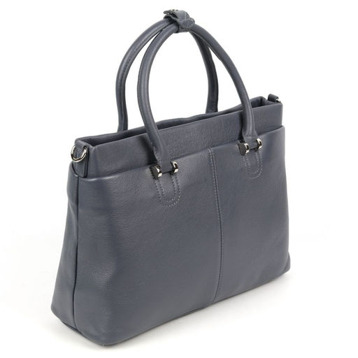 Женская кожаная сумка Sergio Valentini SV-SZ-707 НавиГрей фото 3