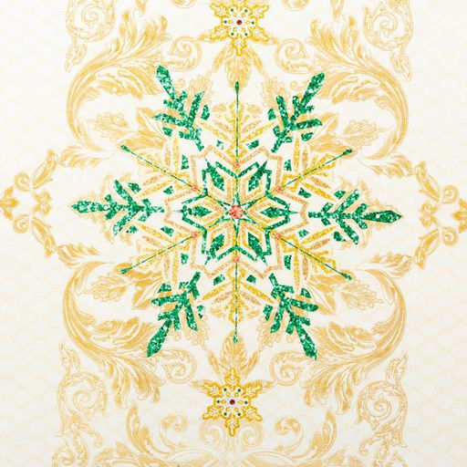 Скатерть новогодняя «Этель» Golden Christmas, 150×180 +/-3 см с ГМВО, 100% хлопок, 190 г/м²